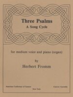 Three Psalms (Song Cycle) by Herbert Fromm