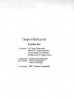 Trope Flashcards Teacher Set ed. by Neil Schwartz