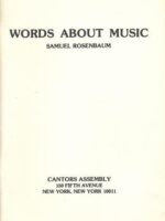 Words About Music by Samuel Rosenbaum