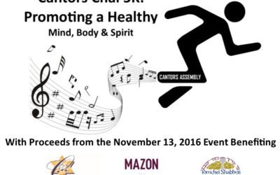 Cantors Chai 5K:  Promoting a Healthy Mind, Body & Spirit