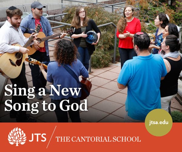 $10,000 (twice) in Support for Incoming Cantorial Students at JTS!