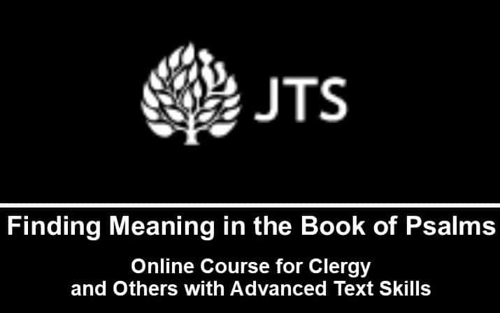 Online Course:  Finding Meaning in the Book of Psalms
