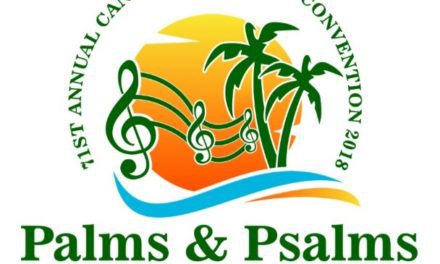 2018 Convention Schedule – “Palms and Psalms”