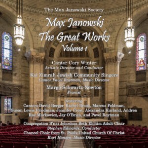 The Max Janowski Society Performance Edition Series Cantors Assembly