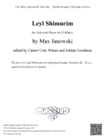 Leyl Shimurim (Solo)