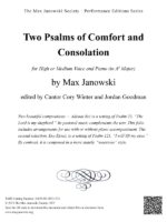 Two Psalms of Comfort and Consolation (Solo)