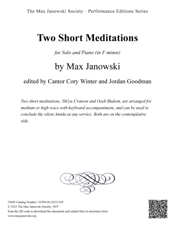 Two Short Meditations (Solo)