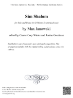 Sim Shalom (Solo)