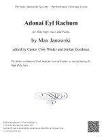 Adonai Eyl Rachum (Solo)