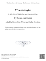 Y’rushalayim (Choral)