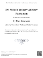Eyl Melech Yosheyv Al Kisey Rachamim – (Solo)