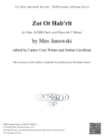 Zot Ot Hab’rit (Choral)