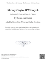 Shʼney Goyim BʼVitneych (Choral)